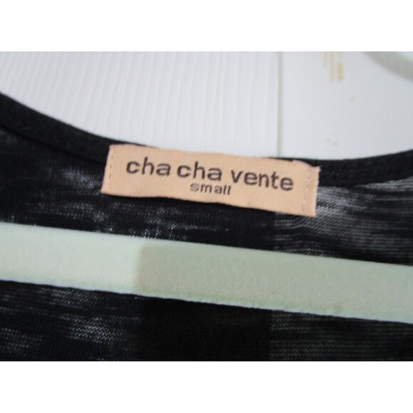 Cha Cha Vents Womens Tank Top Blouse Size S Black - Picture 4 of 11